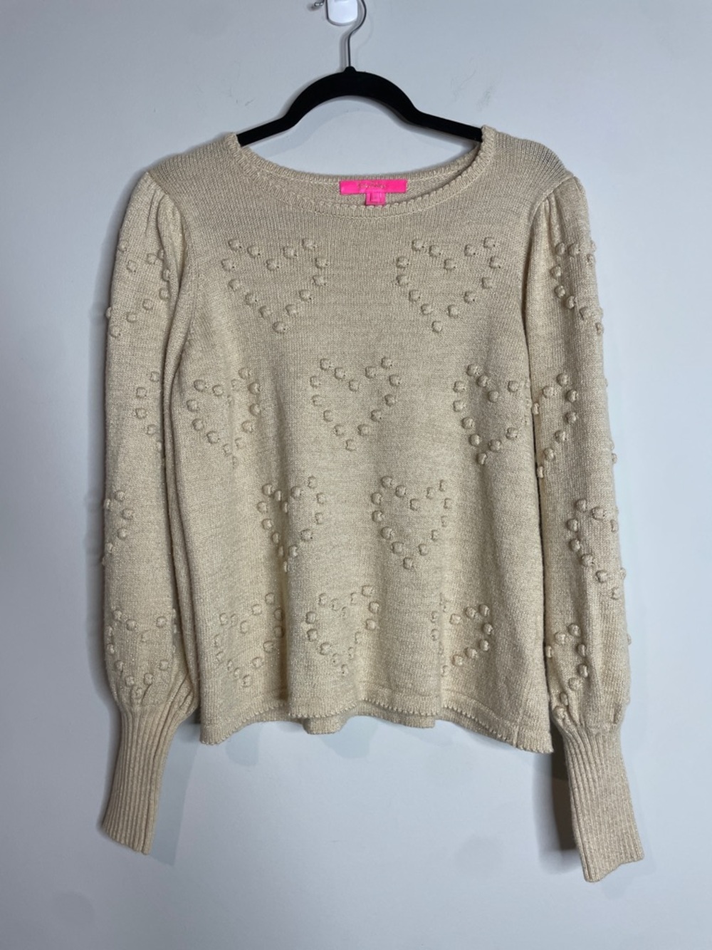 Lilly Pulitzer | Women’s Kippa Heart Sweater Size Large